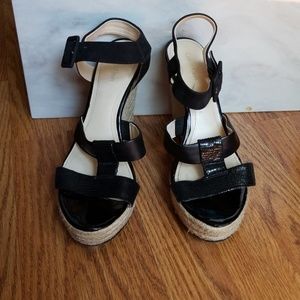 Calvin Klein Women's Ellison Pat Lizard/Nubuck Wed